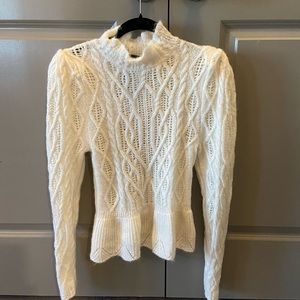 Ivory/cream pull over sweater